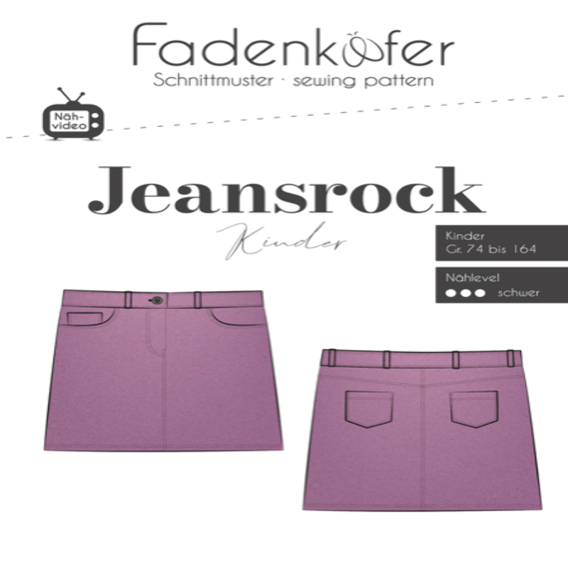 Thread Beetle - Jupe en jean pour enfants