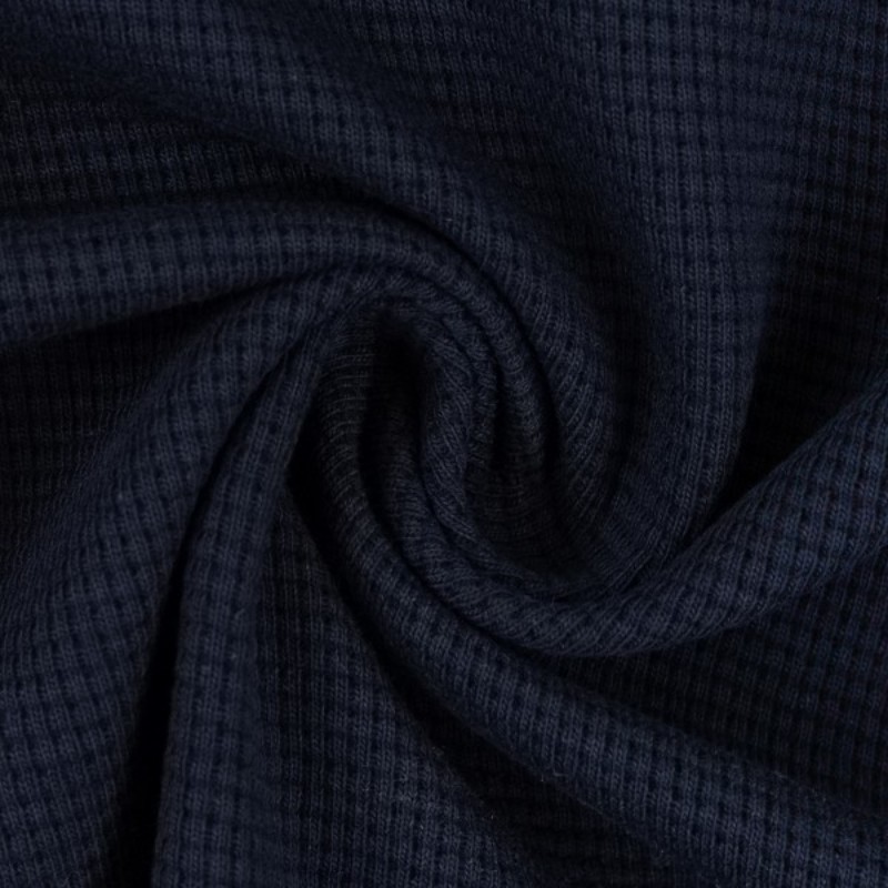 Waffle jersey Clarissa navy (597) Waffle jersey Clarissa navy (597)