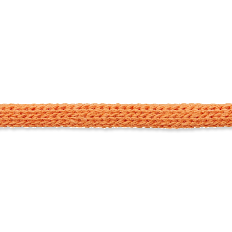 Knitted cord cotton 4mm orange (uk42)