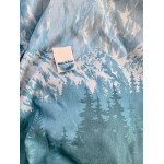 Woven Label - Mountain Life white