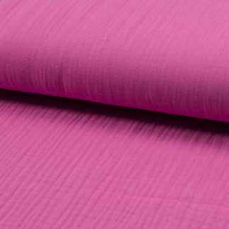 Musselin - Fuchsia Uni Enfant
