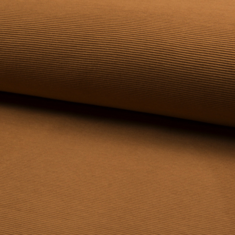 Jersey ottoman - caramel