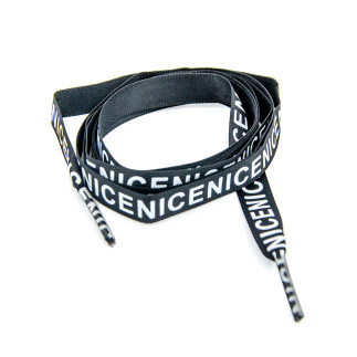 Ready-made satin cord 10mm - Nice black 120cm
