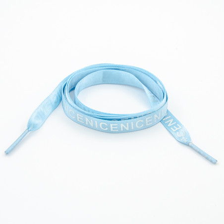 Cordon satin prêt à l'emploi 10 mm - Joli bleu clair 120 cm
