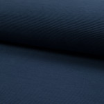 Jersey ottoman - bleu denim