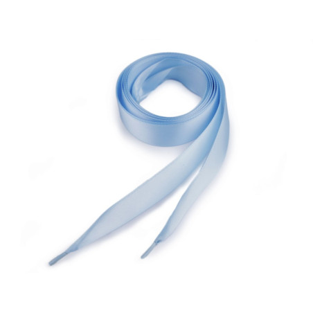Ready-made satin cord 19mm - light blue 110cm