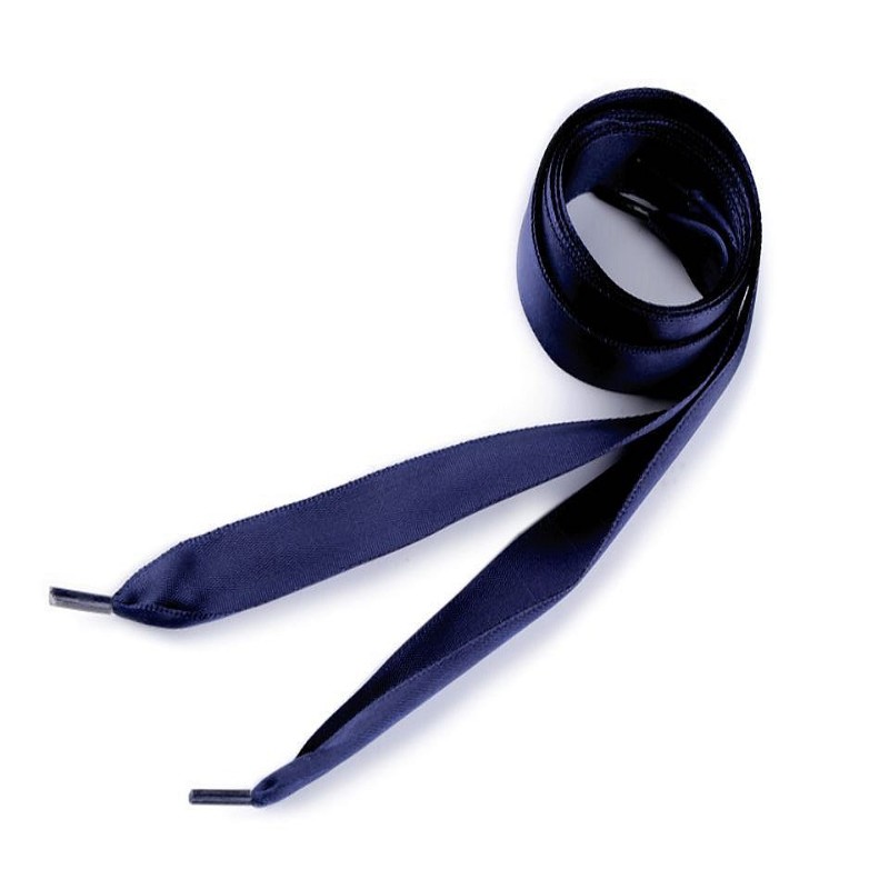 Ready-made satin cord 19mm - navy 110cm