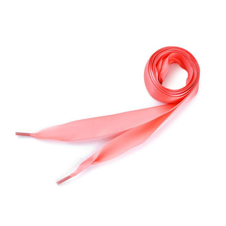 Ready-made satin cord 19mm - coral 110cm