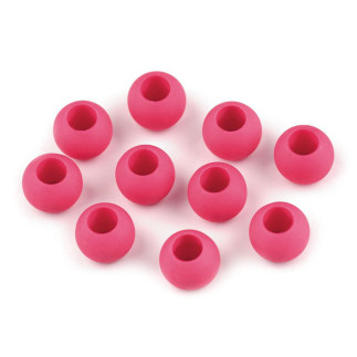 Grosslochperlen 10 x 12 mm - pink 1 Stk.