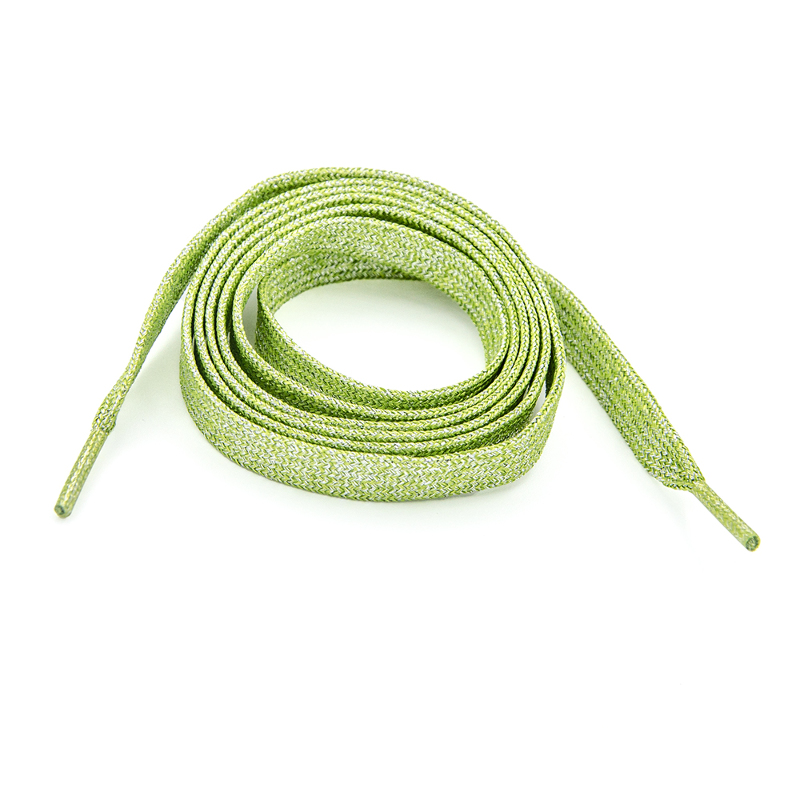 Ready-made cord 10mm - metallic light green 120cm