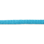 Cordon tricoté en coton 4mm turquoise  (uk30)