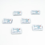 Woven Label - Urmelis Stoffwelt - Sewing machine white