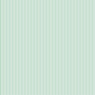 Baumwollpopeline - Stripe mint/weiss (v)