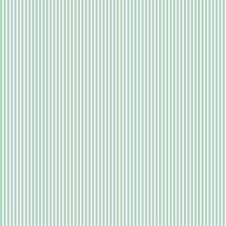 Baumwollpopeline - Stripe mint/weiss (v)