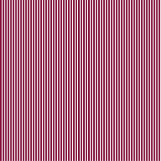 Popeline de coton - Rayure rouge cerise/blanc (v)