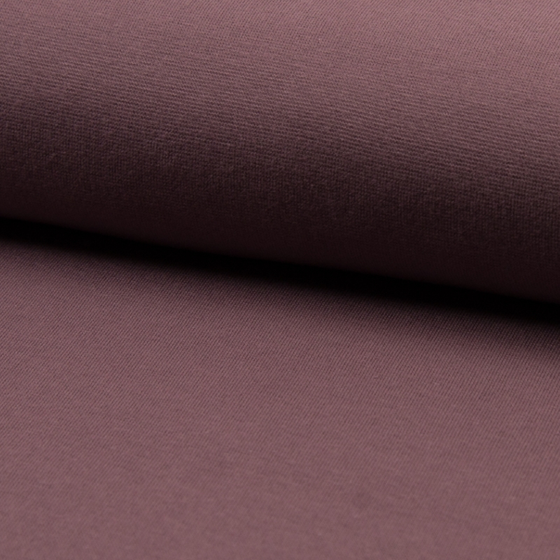 Bio-Bündchen glatt mauve (qt145)