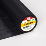 Iron-on interfacing H180 black