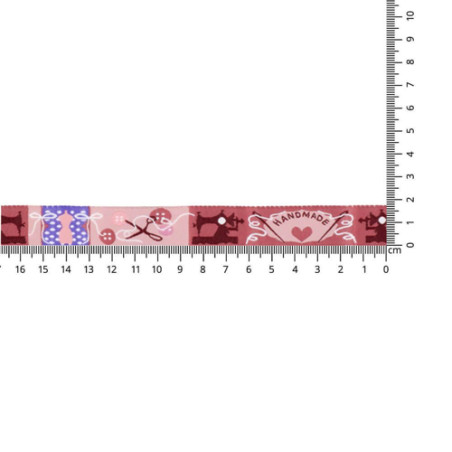 Webbing - Handmade viola pink