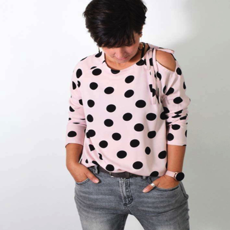 Leni pepunkt - Women's 155 bow blouse