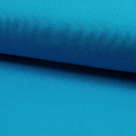 Manchettes bio lisses turquoise (qt)