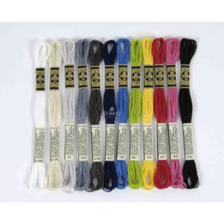 Stickgarn - DMC Sticktwist Mouliné Set - Essential