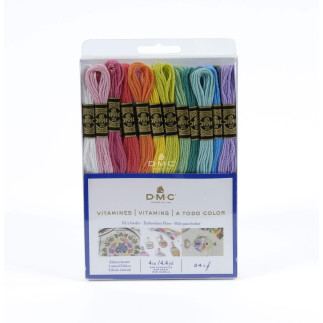 Stickgarn - DMC Sticktwist Mouliné Set - Vitamines