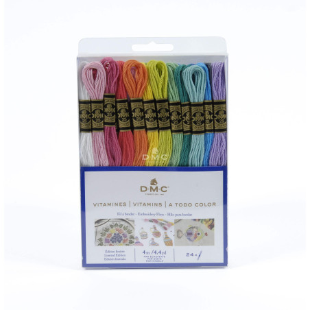 Stickgarn - DMC Sticktwist Mouliné Set - Vitamines