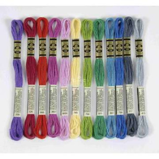 Stickgarn - DMC Sticktwist Mouliné Set - Vitamins