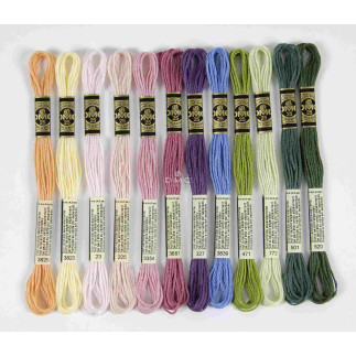 Embroidery Thread - DMC Sticktwist Mouliné Set - Florals