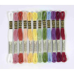 Stickgarn - Ensemble mouliné Sticktwist DMC - Motifs floraux Stickgarn - Ensemble mouliné Sticktwist DMC - Motifs floraux