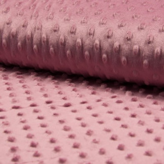 Minky - pois en relief baies