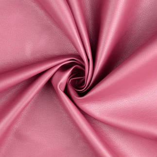 Kunstleder - metallic pink (h)