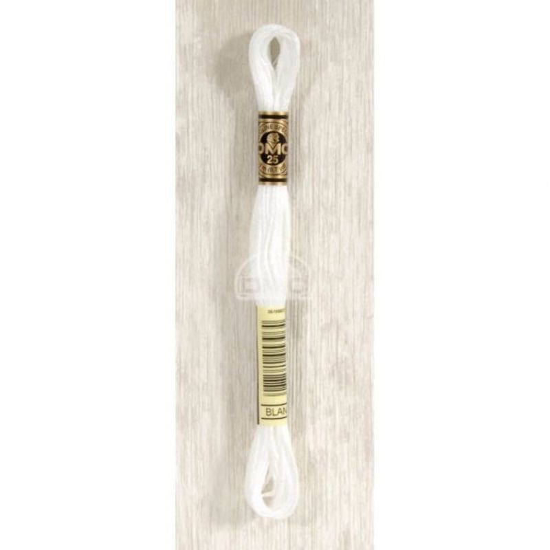 Embroidery thread - DMC Mouliné - white