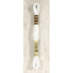 Embroidery thread - DMC Mouliné - white