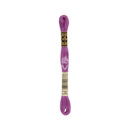 Embroidery thread - DMC Mouliné - 0033 lilac