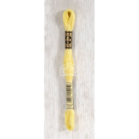Embroidery thread - DMC Mouliné - 0727 light yellow