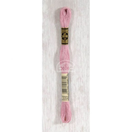 Embroidery thread - DMC Mouliné - 3354 dark pink