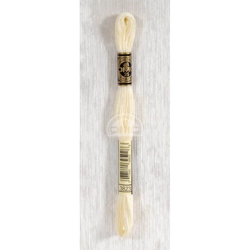 Embroidery thread - DMC Mouliné - 3823 vanilla