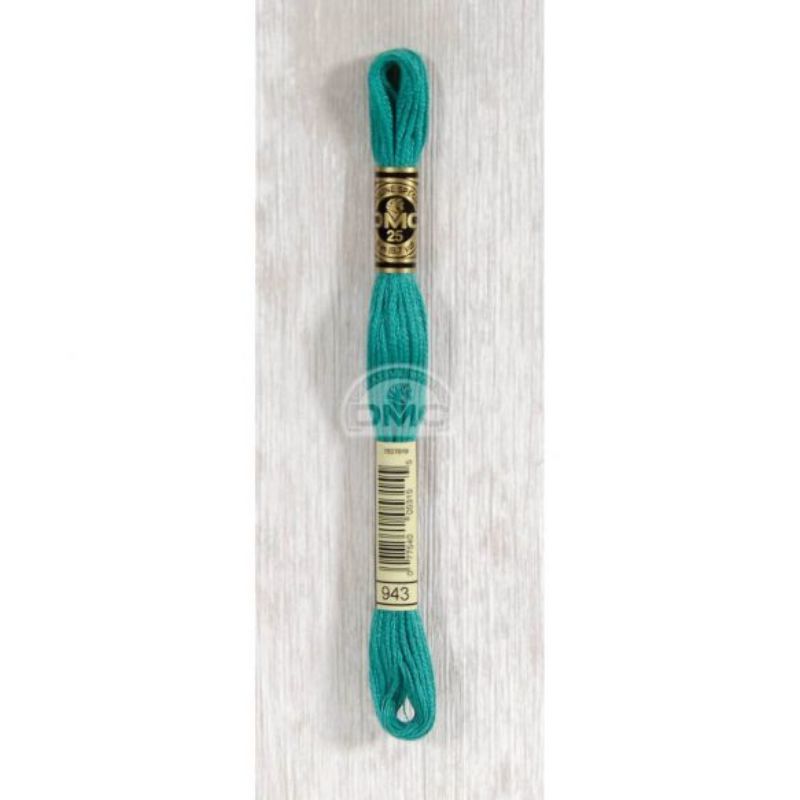Embroidery thread - DMC Mouliné - 0943 petrol