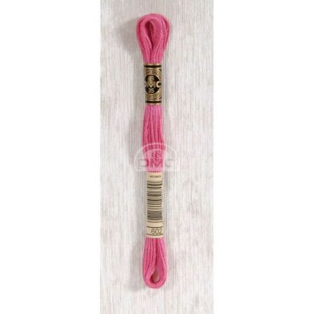 Embroidery thread - DMC Mouliné - 0602 pink