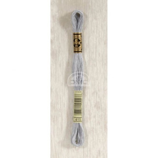 Embroidery thread - DMC Mouliné - 0415 silver grey