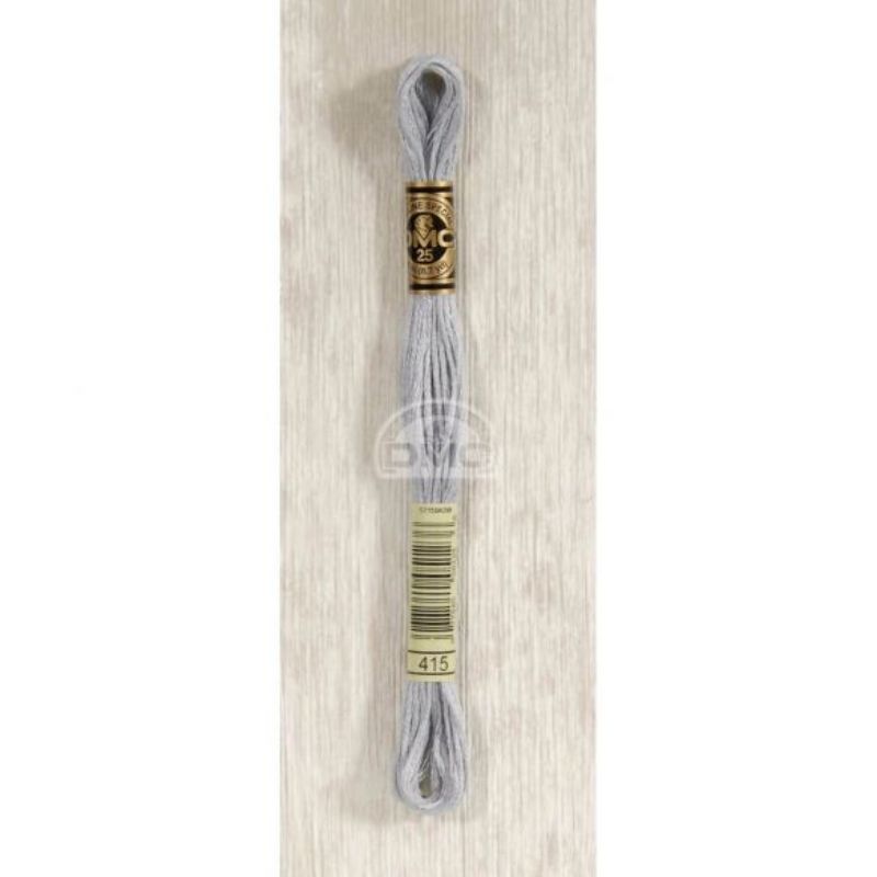 Embroidery thread - DMC Mouliné - 0415 silver grey