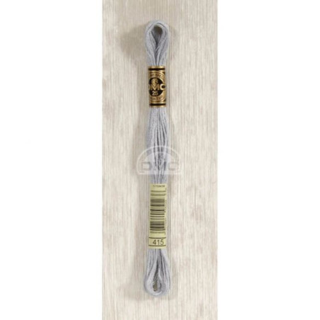 Fil à broder - DMC Mouliné - 0415 gris argent