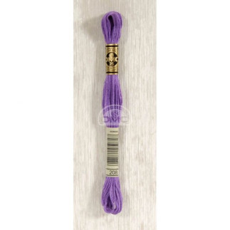 Embroidery thread - DMC Mouliné - 0208 purple