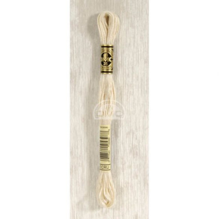 Embroidery thread - DMC Mouliné - ecru