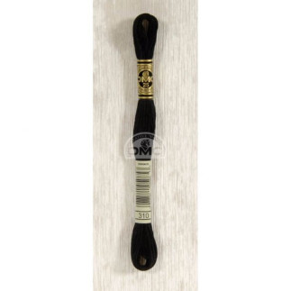 Embroidery thread - DMC Mouliné - 0310 black