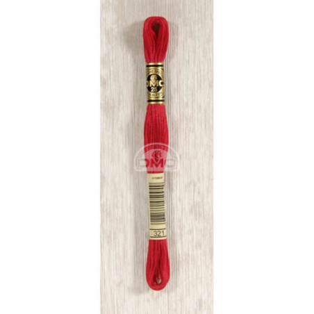 Embroidery thread - DMC Mouliné - 0321 red