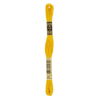 Embroidery thread - DMC Mouliné - 0444 dark yellow
