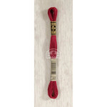 Embroidery thread - DMC Mouliné - 0498 dark red