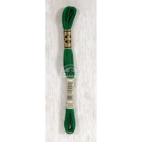 Embroidery thread - DMC Mouliné - 0699 green
